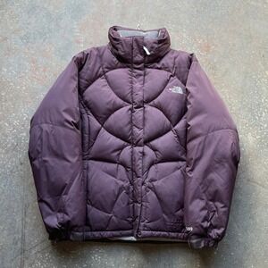 The North Face 600 Fill Down Puffer Jacket Purple Women's Size Medium